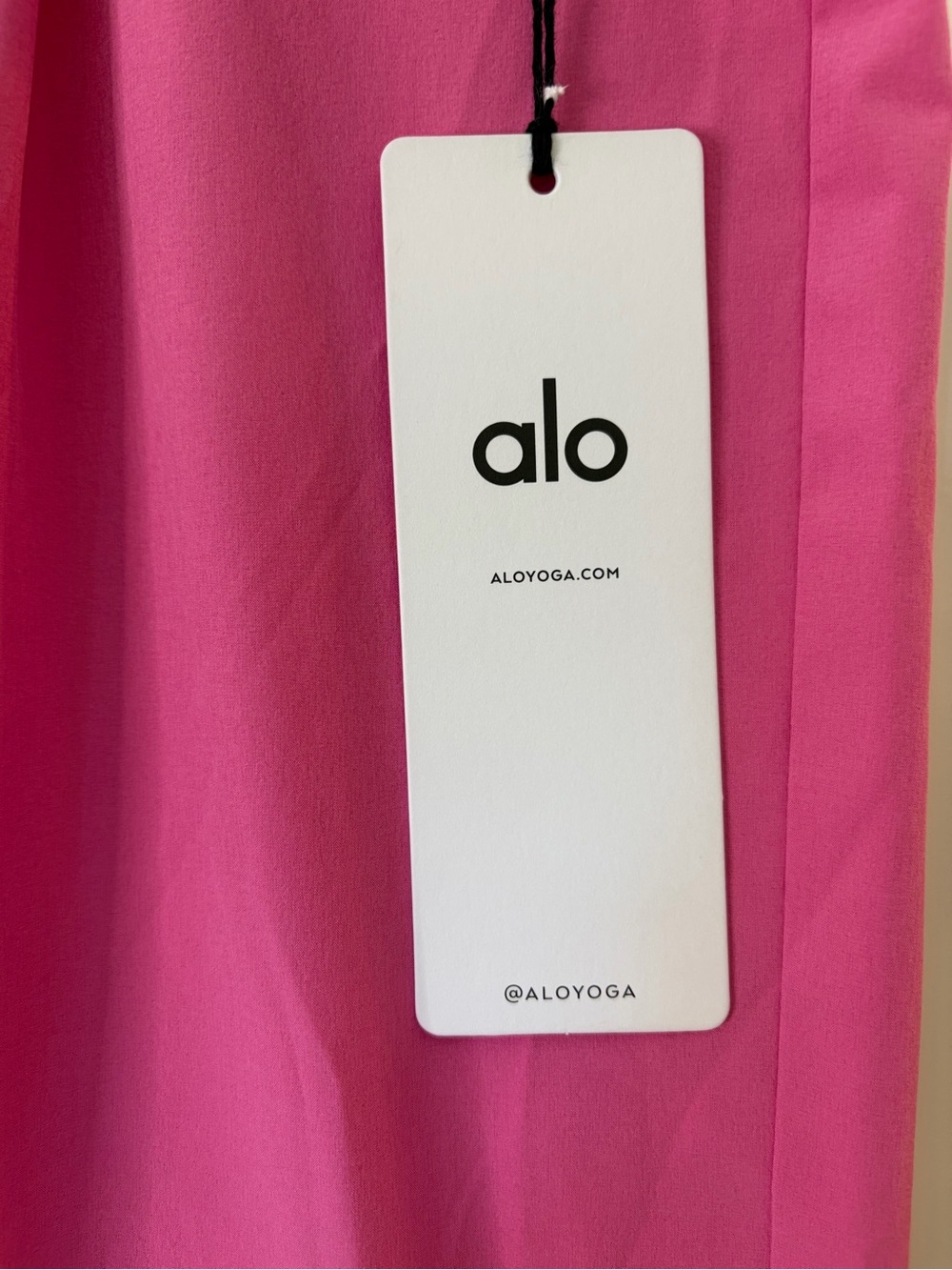 Alo Yoga Mid-Rise Showdown Trouser Paradise Pink S NWT Wide Leg Cutout - Picture 6 of 12